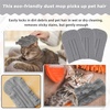 image:imageZubebe 12 Pcs Duster Refill Reusable Fleece Duster Refills Feather Flat Dusters Multi Surface Washable Cleaning Pads Tools for Home Blinds Car Pet Furniture Fans YellowGreyTurqGray