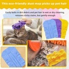 image:imageZubebe 12 Pcs Duster Refill Reusable Fleece Duster Refills Feather Flat Dusters Multi Surface Washable Cleaning Pads Tools for Home Blinds Car Pet Furniture Fans YellowGreyTurqPurple  Light Blue  Yellow
