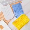 image:imageZubebe 12 Pcs Duster Refill Reusable Fleece Duster Refills Feather Flat Dusters Multi Surface Washable Cleaning Pads Tools for Home Blinds Car Pet Furniture Fans YellowGreyTurqWhite  Blue  Yellow