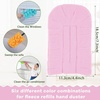 image:imageZubebe 12 Pcs Duster Refill Reusable Fleece Duster Refills Feather Flat Dusters Multi Surface Washable Cleaning Pads Tools for Home Blinds Car Pet Furniture Fans YellowGreyTurqCandy Color