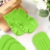 image:imageZubebe 12 Pcs Duster Refill Reusable Fleece Duster Refills Feather Flat Dusters Multi Surface Washable Cleaning Pads Tools for Home Blinds Car Pet Furniture Fans YellowGreyTurqOlive Green